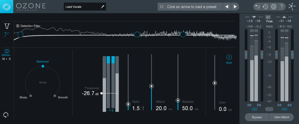 Ozone 8 Vintage Composer from iZotope.com